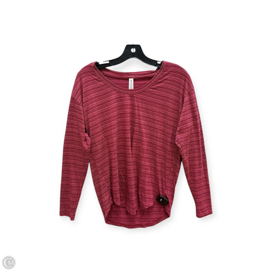 Athletic Top Long Sleeve Crewneck By Athleta In Pink & Red, Size: Xs