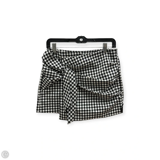 Skort By Zara In Black & White, Size: M