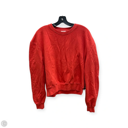 Sweatshirt Crewneck By Sundry In Orange, Size: S