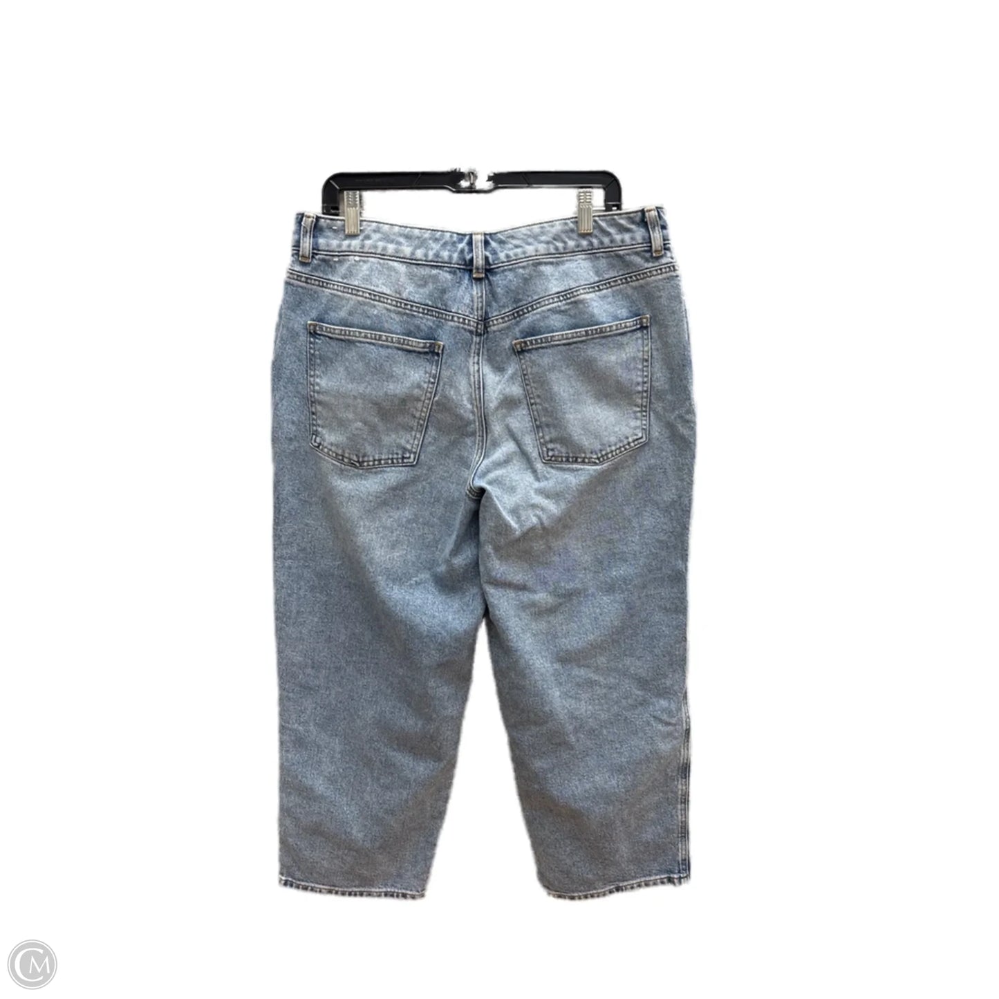 Jeans Straight By Talbots In Blue Denim, Size: 12