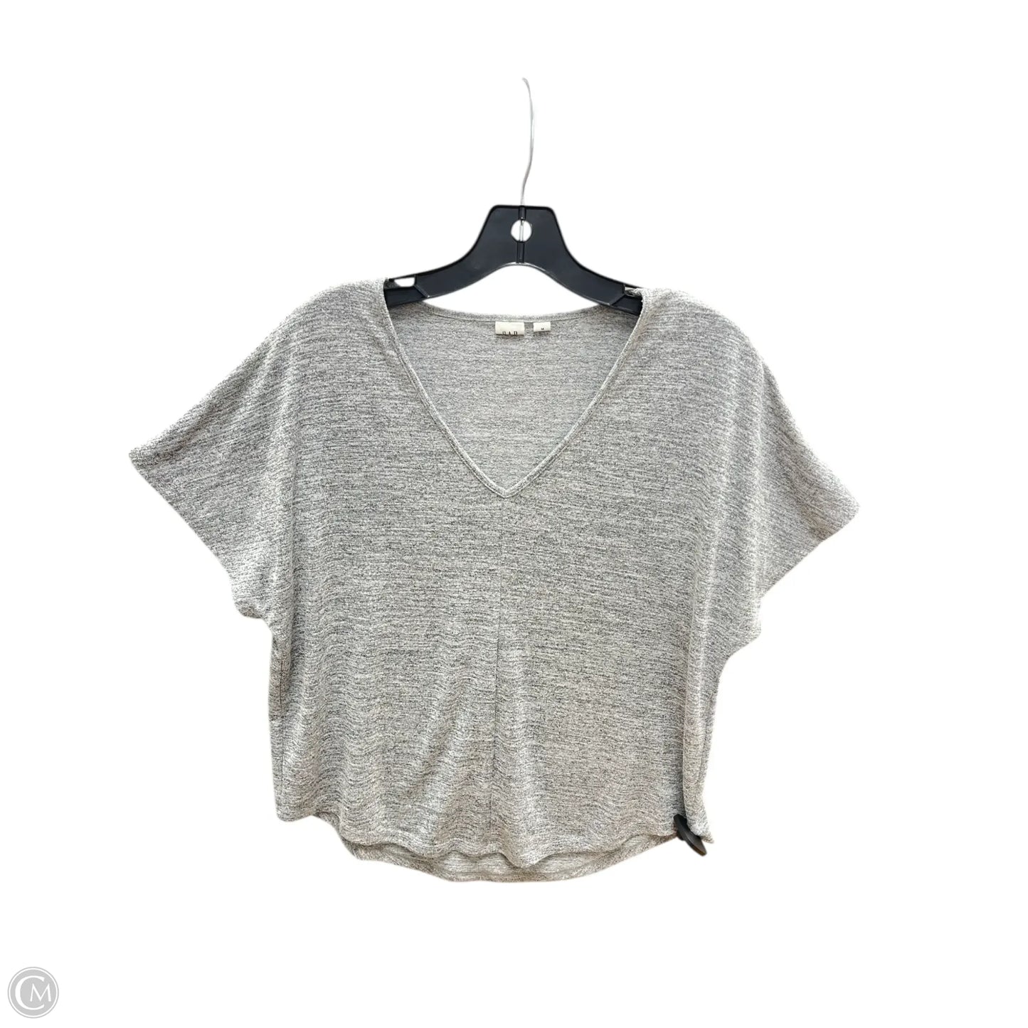 Top Short Sleeve By Gap In Grey, Size: M