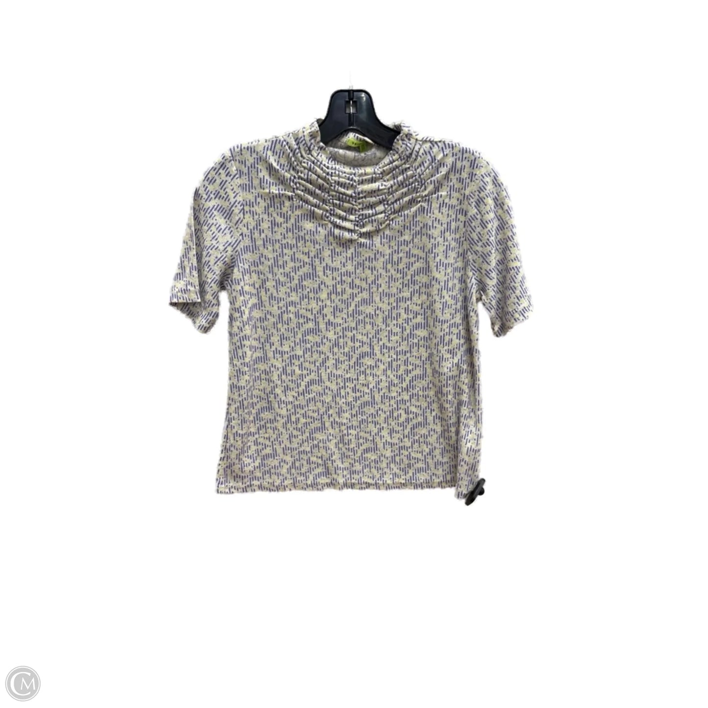 Top Short Sleeve By Clothes Mentor In Purple & Yellow, Size: Sp