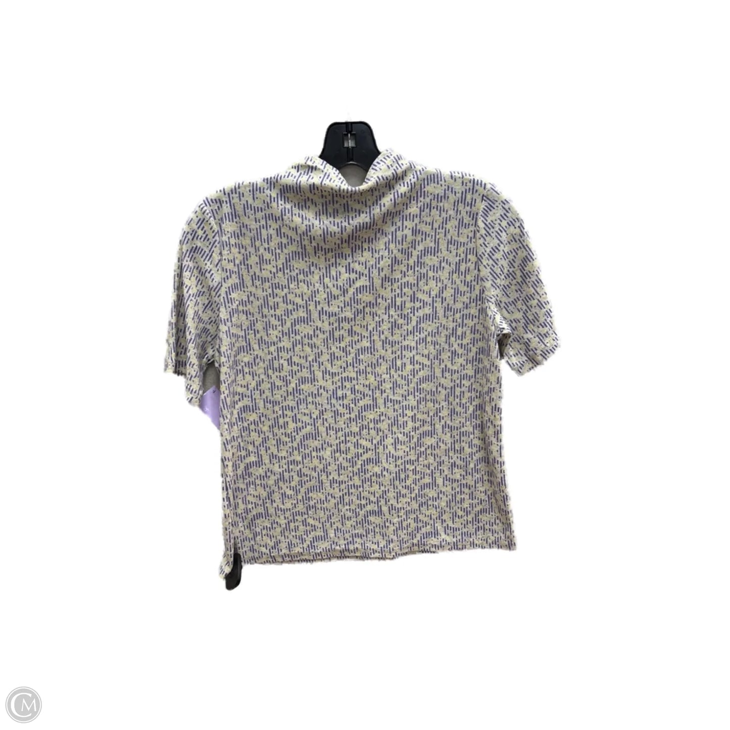 Top Short Sleeve By Clothes Mentor In Purple & Yellow, Size: Sp
