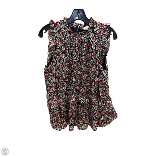 Top Sleeveless Designer By Kate Spade In Gold & Pink, Size: M