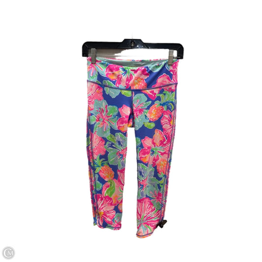 Pants Designer By Lilly Pulitzer In Blue & Pink, Size: S