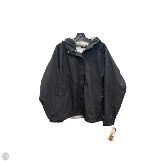 Jacket Windbreaker By Clothes Mentor In Black, Size: Xl