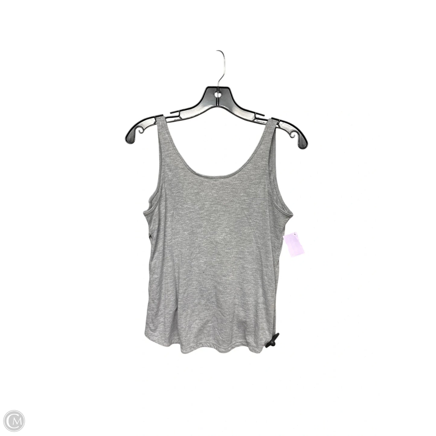 Athletic Tank Top By Adidas In Grey, Size: L