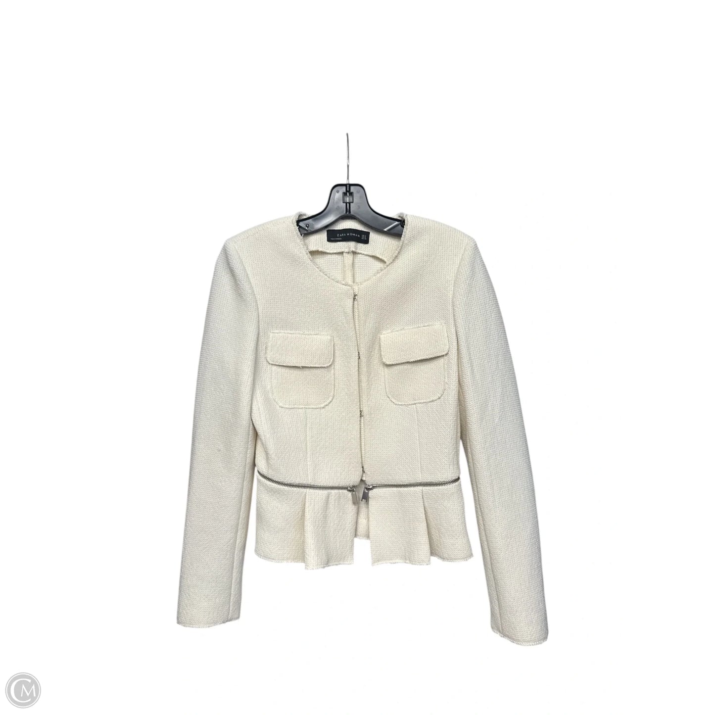 Jacket Other By Zara Women In Cream, Size: S