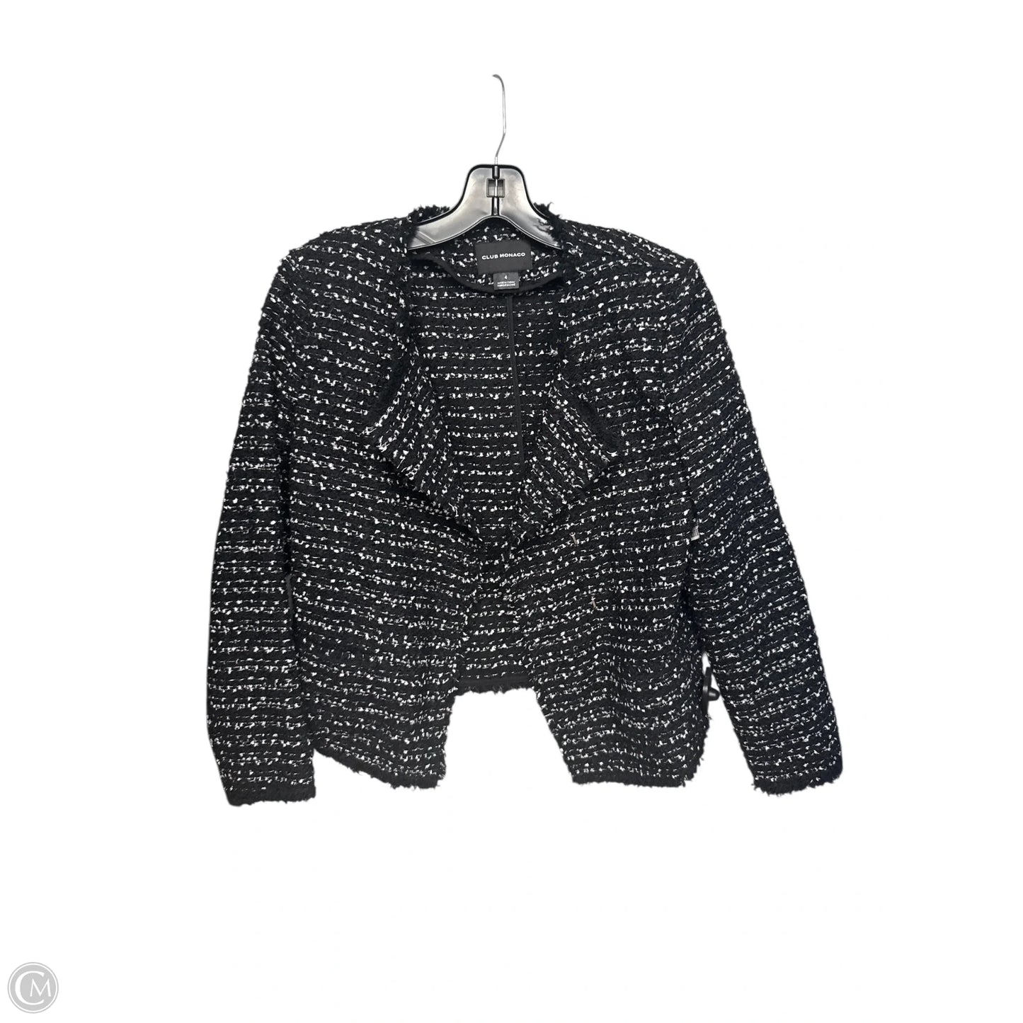 Blazer By Club Monaco In Black & White, Size: 4