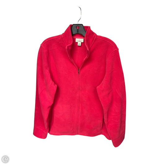 Athletic Jacket By L.l. Bean In Coral, Size: Xl