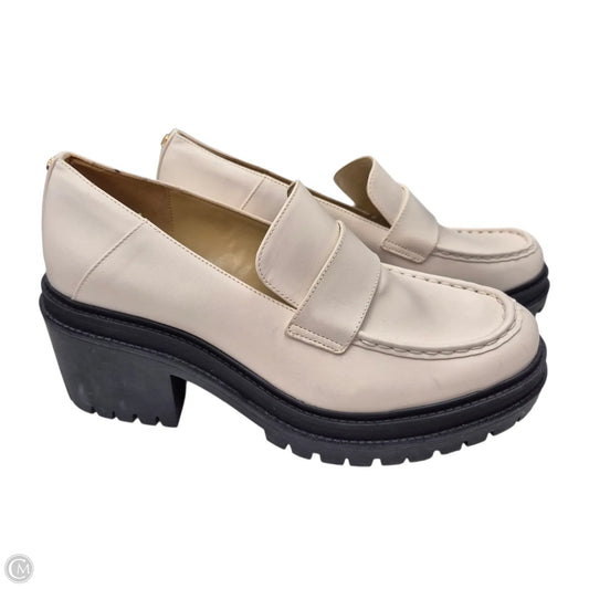 Shoes Heels Block By Michael By Michael Kors In Cream, Size: 9.5