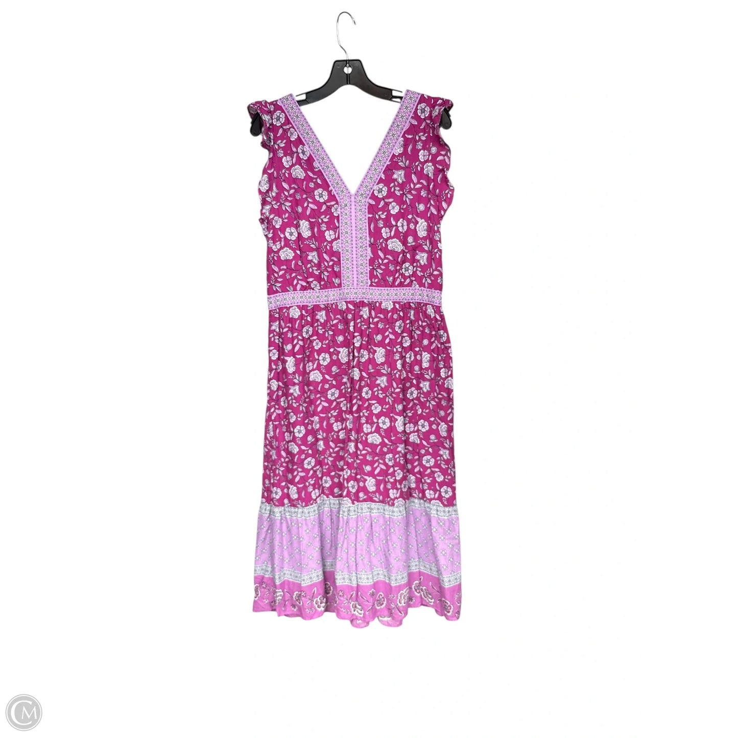 Dress Casual Maxi By Loft In Purple, Size: 12