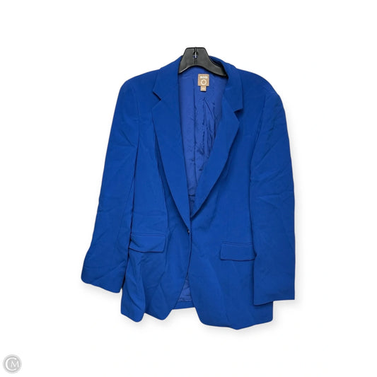 Blazer By Clothes Mentor In Blue, Size: 8