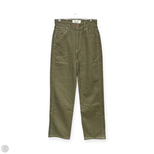 Jeans Straight By Reformation In Green, Size: 0