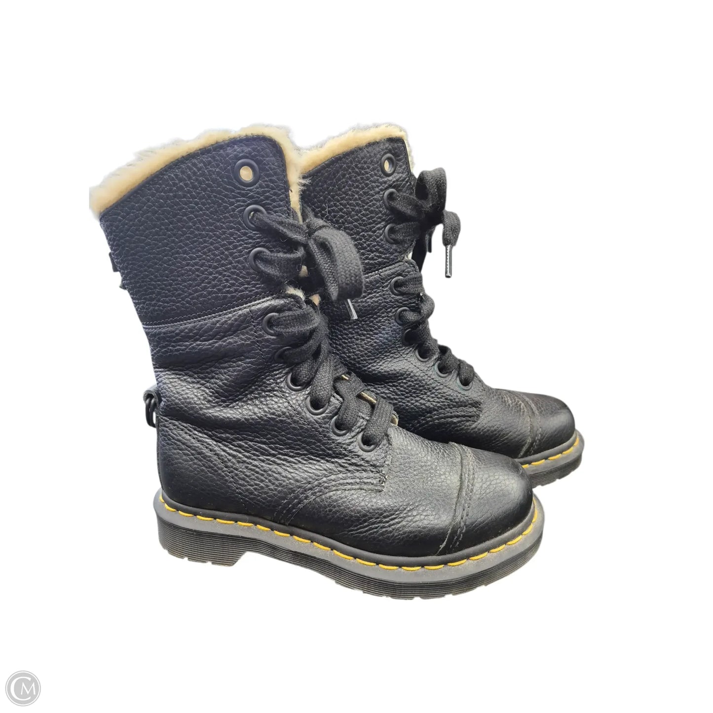 Boots Ankle Flats By Dr Martens In Black, Size: 5