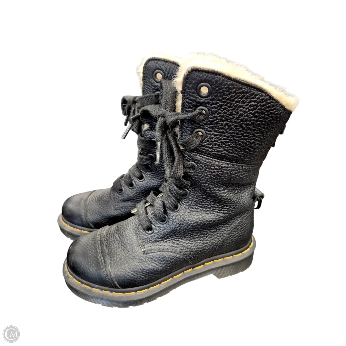 Boots Ankle Flats By Dr Martens In Black, Size: 5