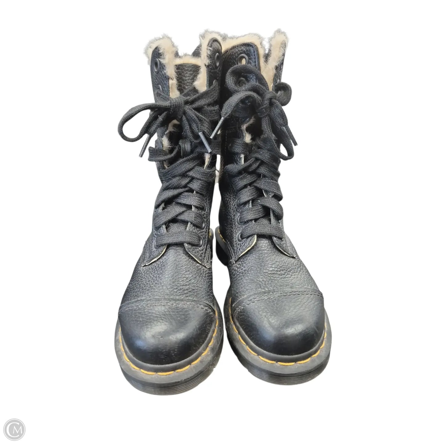 Boots Ankle Flats By Dr Martens In Black, Size: 5