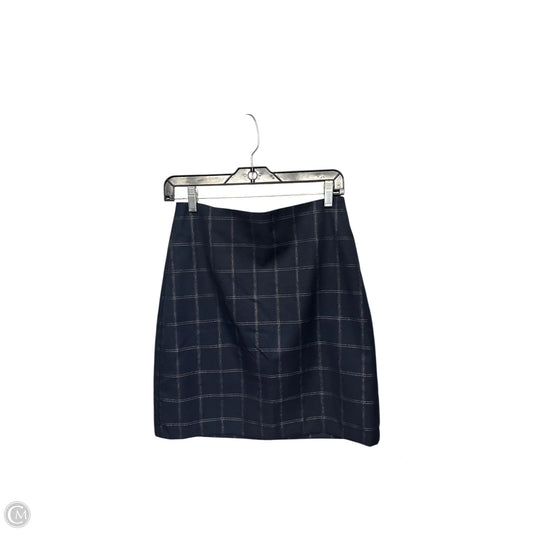 Skirt Mini & Short By Banana Republic In Navy, Size: 2p