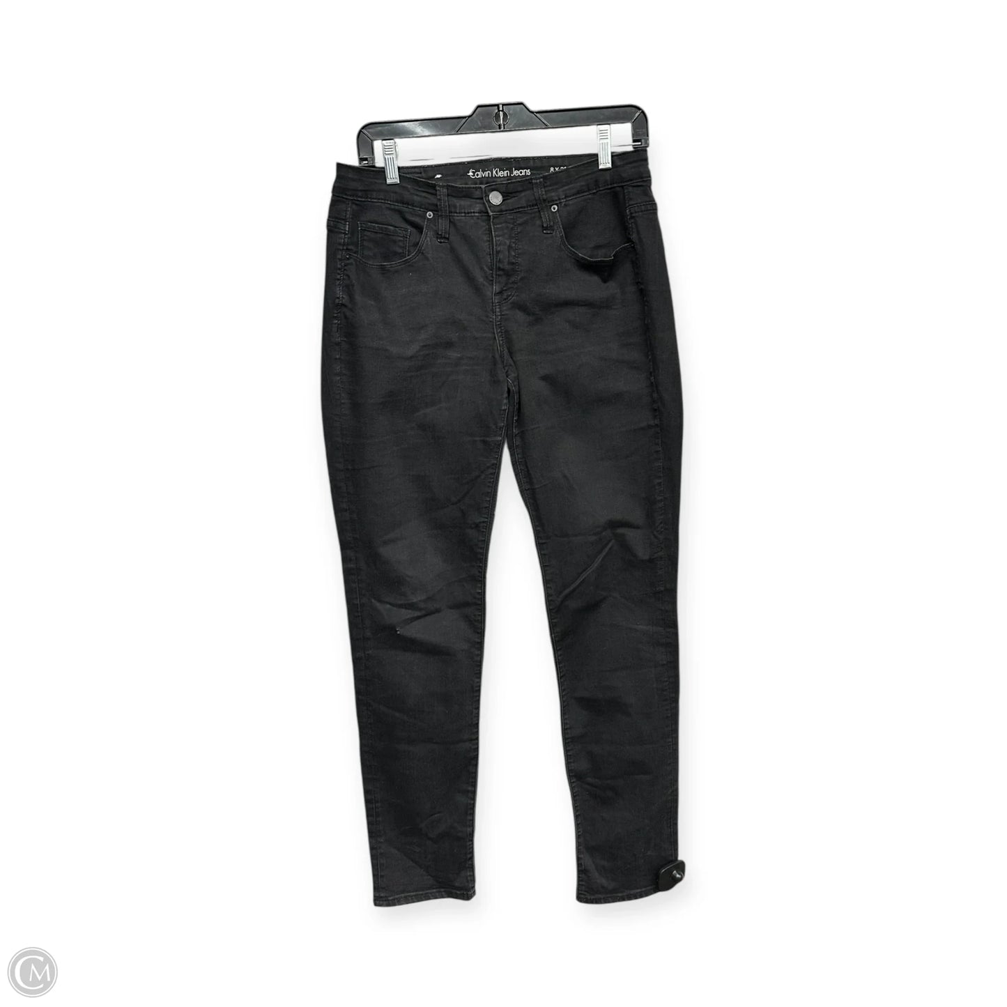 Jeans Skinny By Calvin Klein In Black, Size: 8