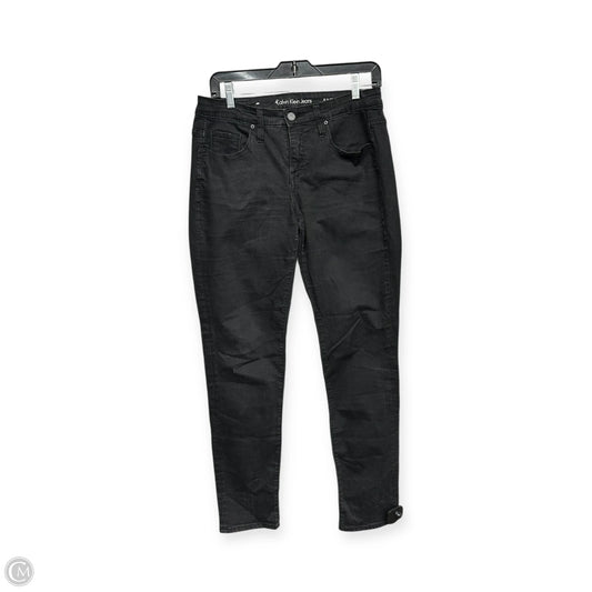 Jeans Skinny By Calvin Klein In Black, Size: 8