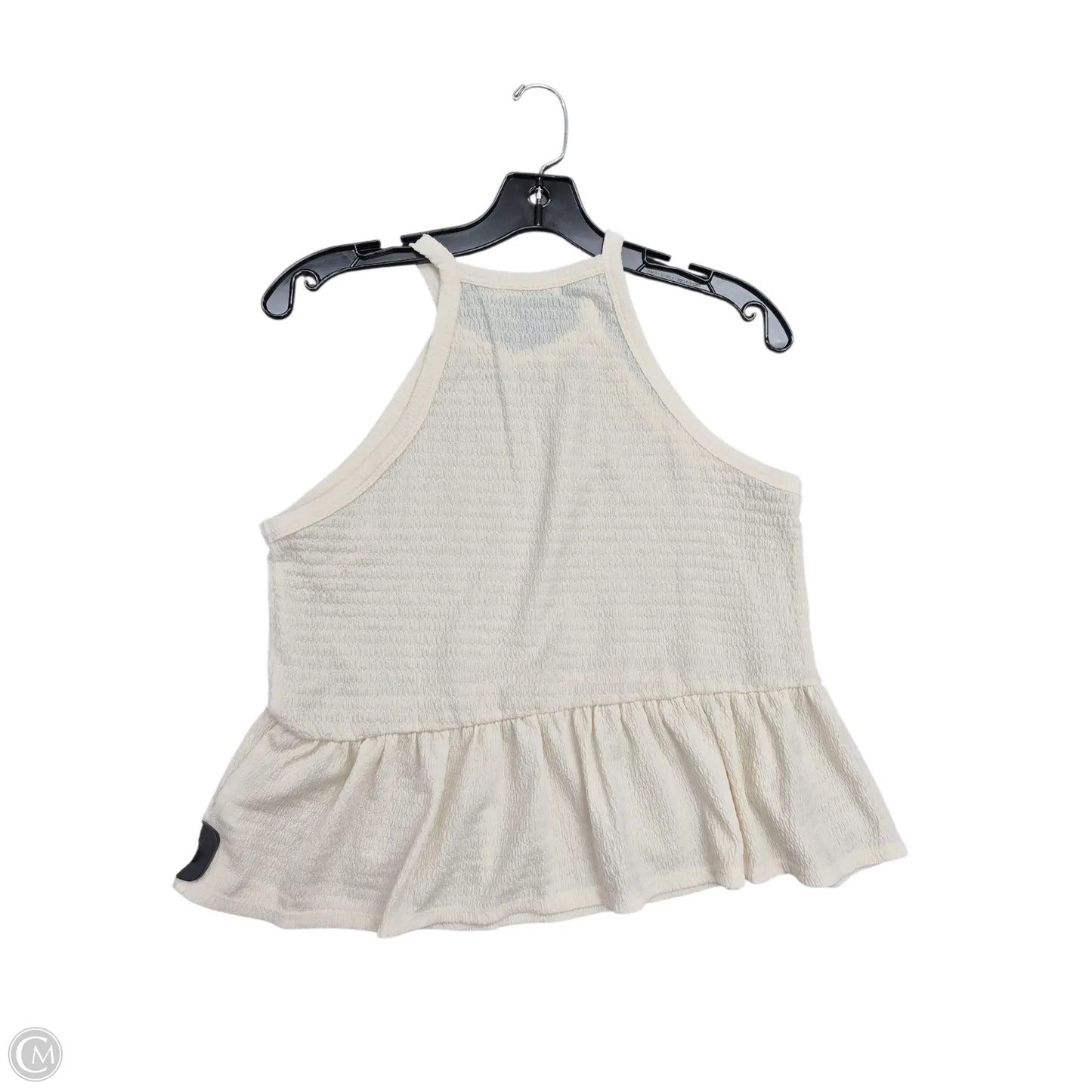 Top Sleeveless By Lush In Cream, Size: S