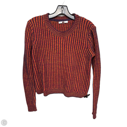 Sweater By Cabi In Orange & Purple, Size: S
