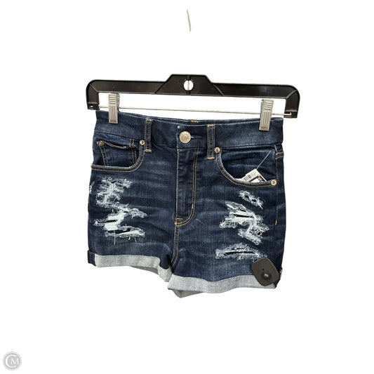 Shorts By American Eagle In Blue Denim, Size: 2