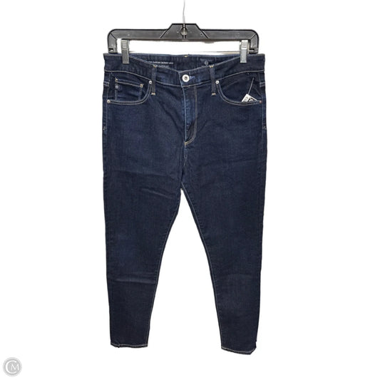 Jeans Skinny By Adriano Goldschmied In Blue Denim, Size: 10