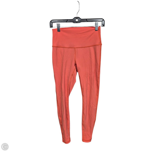 Athletic Leggings By Lululemon In Orange, Size: 6