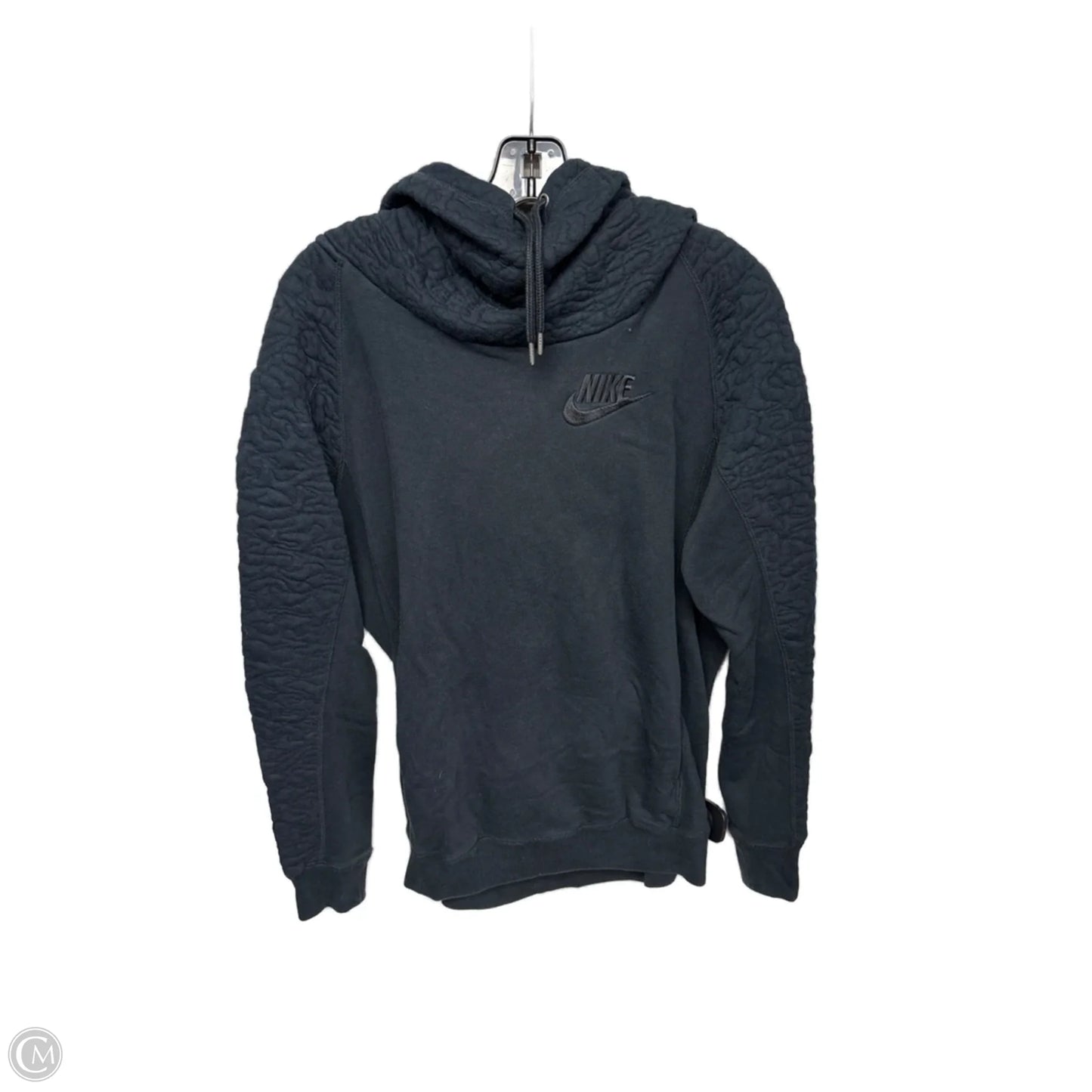 Athletic Sweatshirt Hoodie By Nike Apparel In Black, Size: S