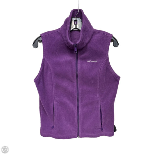 Vest Fleece By Columbia In Purple, Size: M