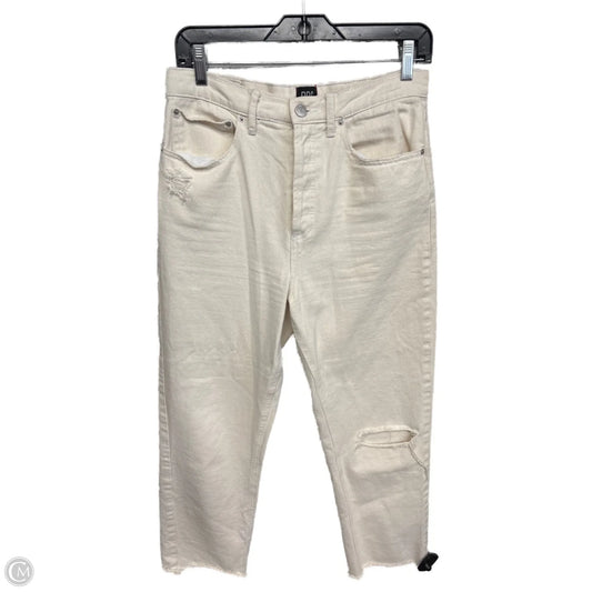 Jeans Straight By Bdg In Cream, Size: 6