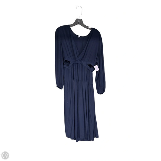 Dress Casual Maxi By Old Navy In Navy, Size: L