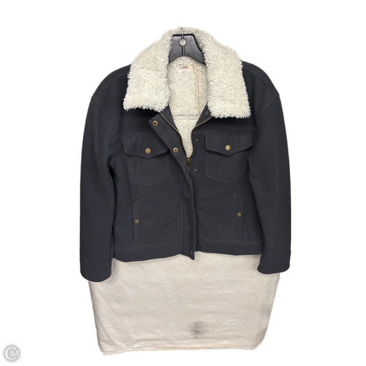 Jacket Fleece By Faherty In Black, Size: S