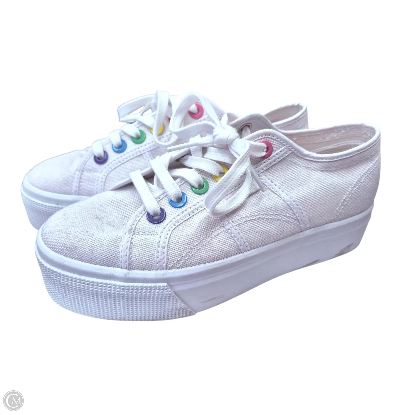Shoes Sneakers By Superga In White, Size: 9.5