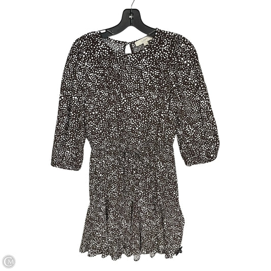 Dress Casual Short By Loft In Brown & White, Size: Sp