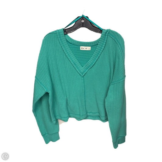 Sweater By Clothes Mentor In Green, Size: L
