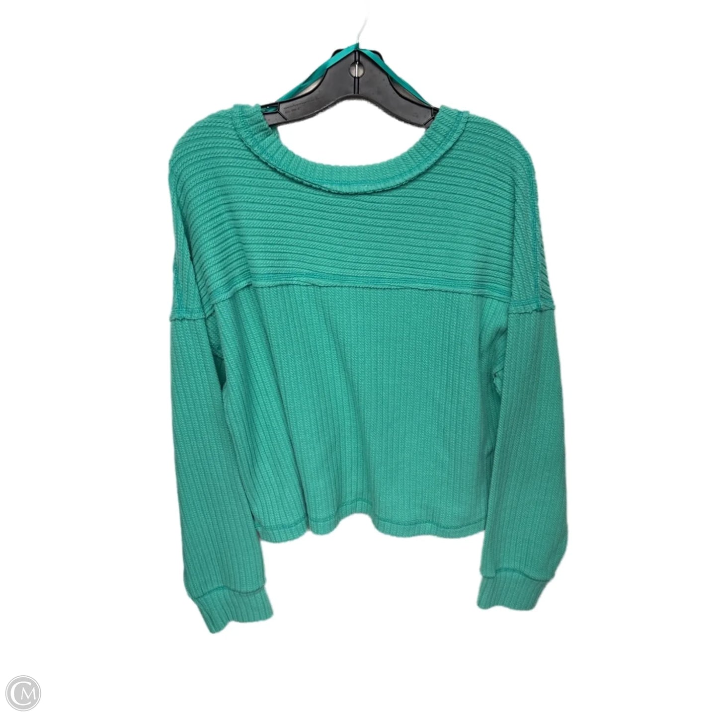Sweater By Clothes Mentor In Green, Size: L