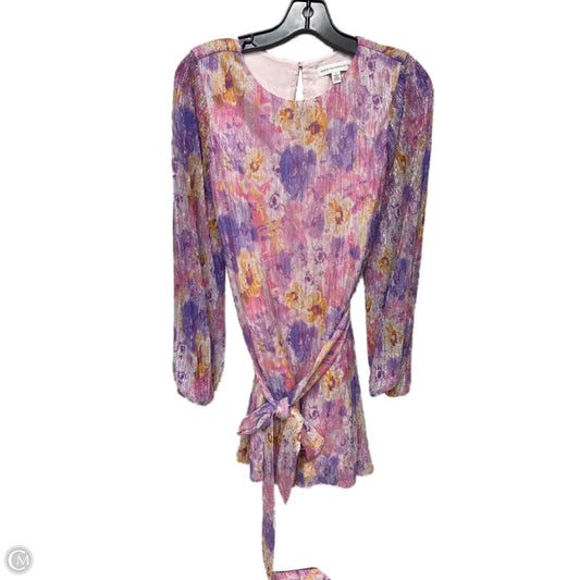 Dress Casual Short By Dress The Population In Purple, Size: S