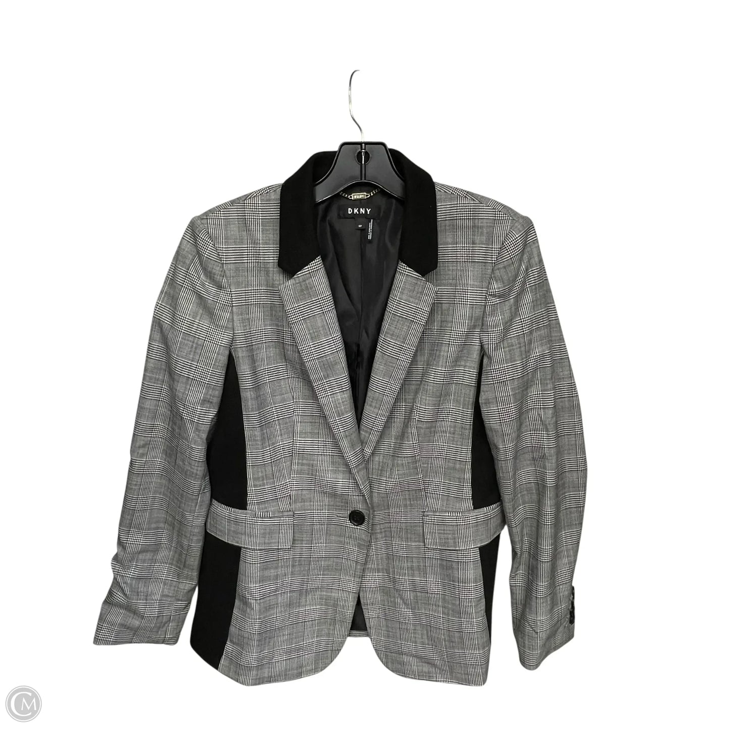 Blazer By Dkny In Black & White, Size: 10p