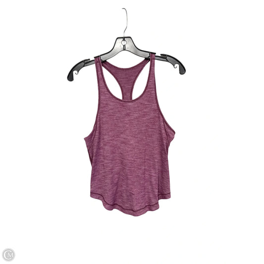 Athletic Tank Top By Lululemon In Purple, Size: S