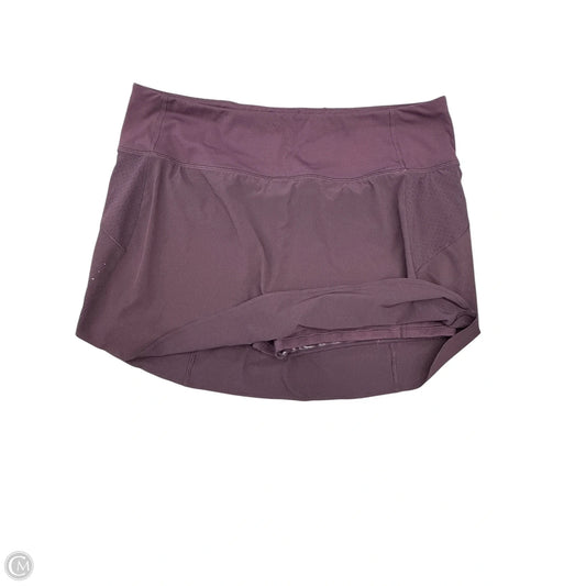 Athletic Skort By Athleta In Purple, Size: L