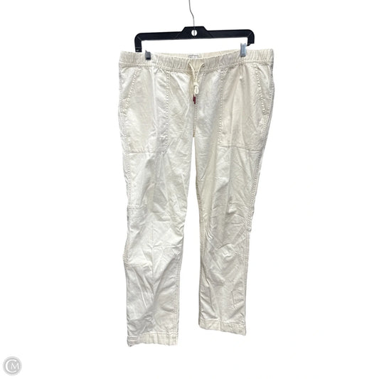 Pants Other By Clothes Mentor In Ivory, Size: Xl