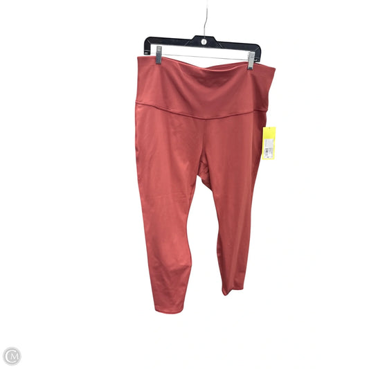 Athletic Capris By All In Motion In Orange, Size: 1x