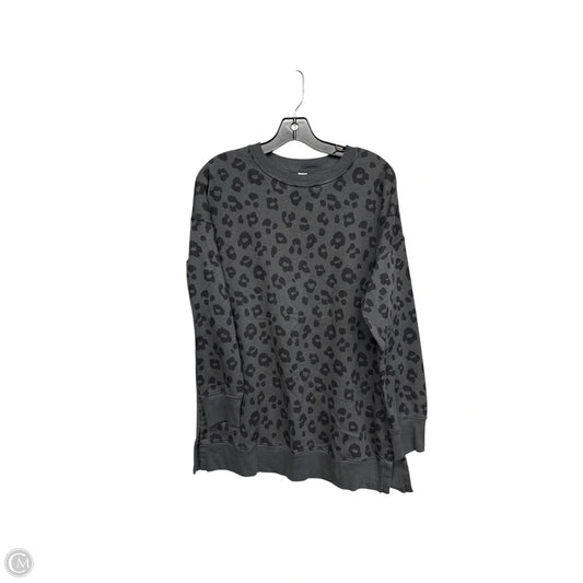Sweatshirt Crewneck By Old Navy In Animal Print, Size: M