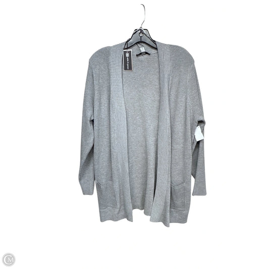 Cardigan By Cable And Gauge In Grey, Size: 1x