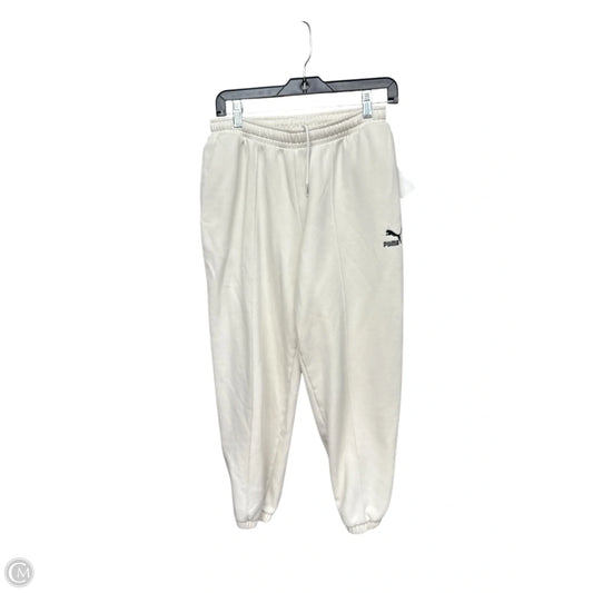 Athletic Pants By Puma In Cream, Size: S