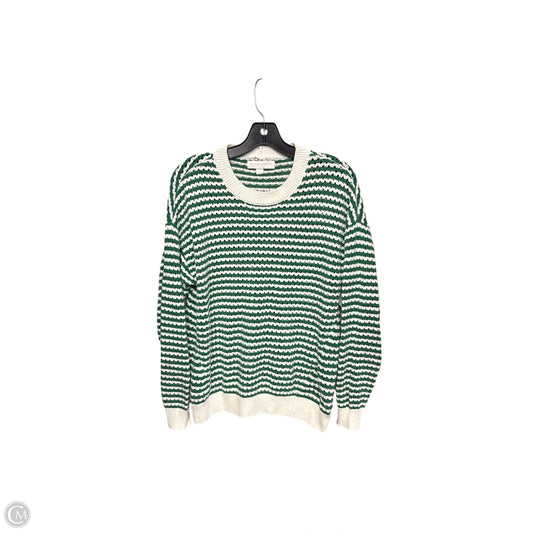 Sweater By Spiritual Gangster In Green & White, Size: S