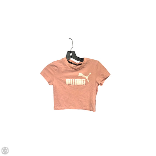 Top Short Sleeve By Puma In Coral, Size: Xs