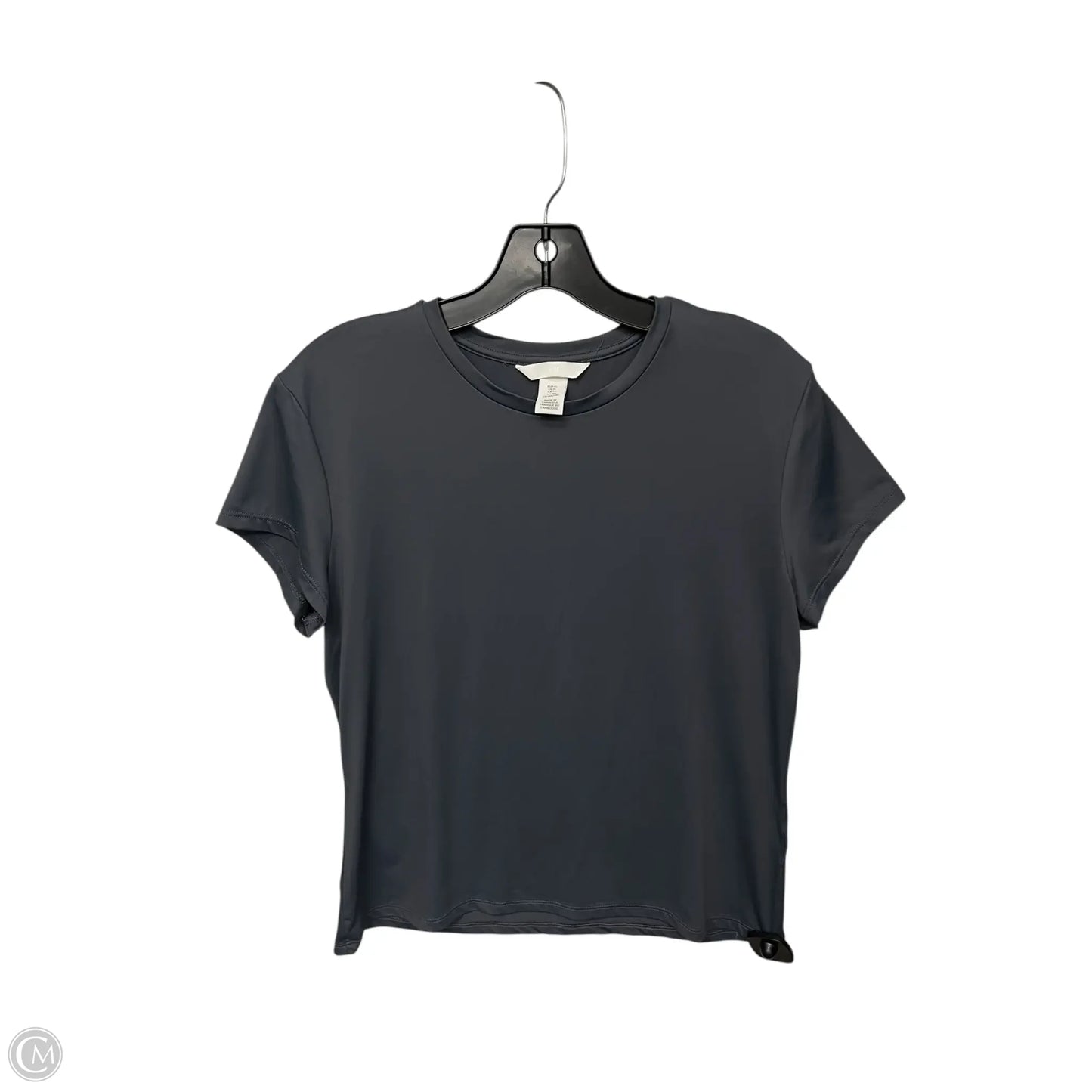 Top Short Sleeve Basic By H&m In Grey, Size: Xl